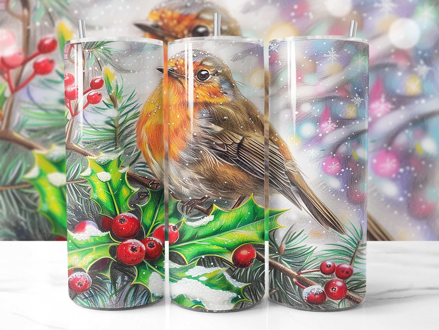 Christmas 20oz Tumbler Wraps