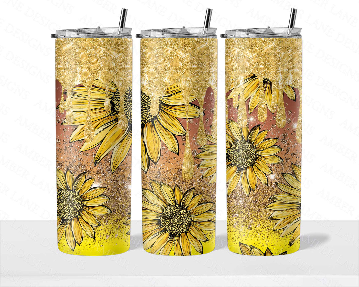 Sunflower 20oz Tumbler Wraps