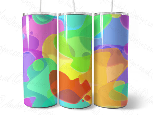 Slime Splats seamless tumbler 20oz SKINNY TUMBLER straight wrap 1 jpeg file