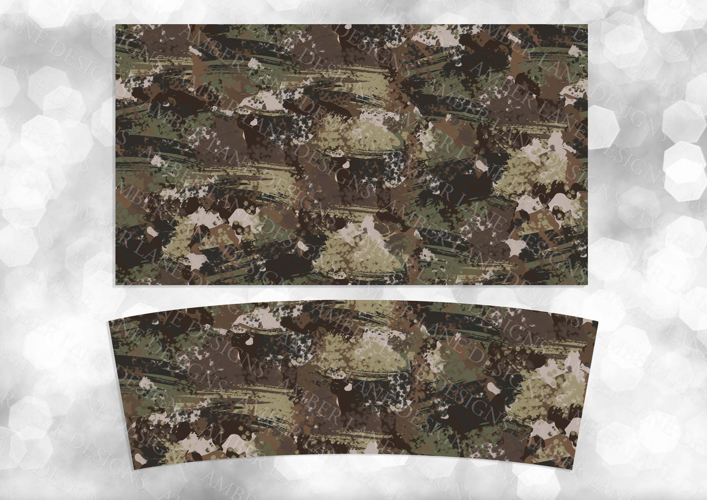 Camouflage 40oz TUMBLER Two Piece tumbler sublimation wrap png digital files